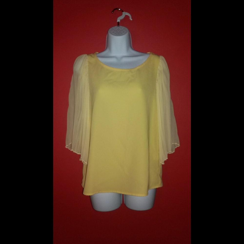 C. Luce Accordion Sleeve Blouse